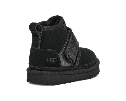 UGG KIDS BOOTS NEUMEL SNAPBACK BLACK