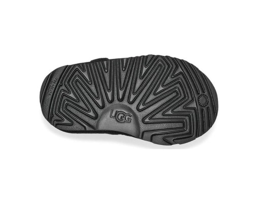 UGG KIDS BOOTS NEUMEL SNAPBACK LEATHER BLACK