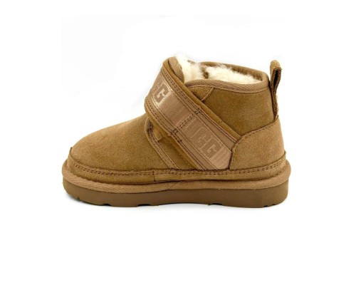 UGG KIDS BOOTS NEUMEL SNAPBACK CHESTNUT