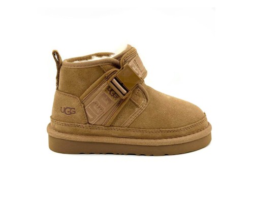 UGG KIDS BOOTS NEUMEL SNAPBACK CHESTNUT
