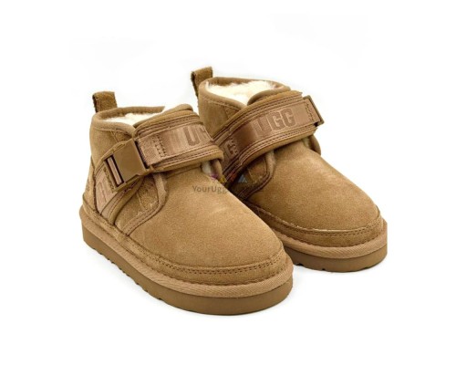 UGG KIDS BOOTS NEUMEL SNAPBACK CHESTNUT