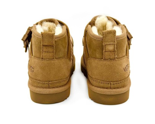 UGG KIDS BOOTS NEUMEL SNAPBACK CHESTNUT