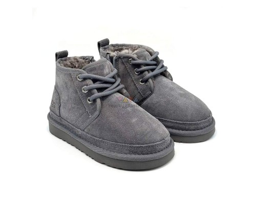 UGG KIDS BOOTS NEUMEL II ZIP GREY