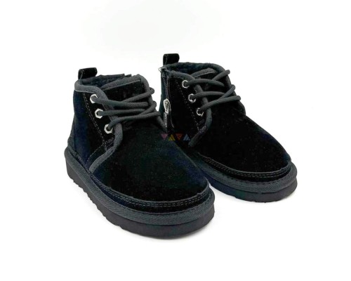 UGG KIDS BOOTS NEUMEL II ZIP BLACK