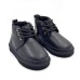 UGG KIDS  NEUMEL ZIP LEATHER BLACK