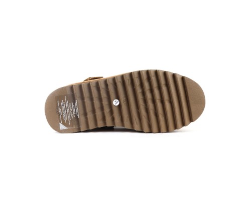 UGG GOLDENSTAR CLOG PLATFORM CHESTNUT  с мехом