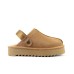 UGG GOLDENSTAR CLOG PLATFORM CHESTNUT  с мехом