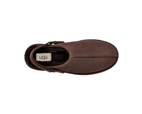 UGG GOLDENSTAR CLOG PLATFORM CHOCOLATE  с мехом