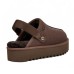 UGG GOLDENSTAR CLOG PLATFORM CHOCOLATE  с мехом