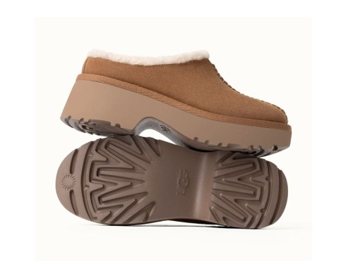WOMEN'S NEW HEIGHTS COZY CLOG CHESTNUT