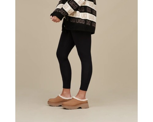 WOMEN'S NEW HEIGHTS COZY CLOG CHESTNUT