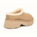 WOMEN'S NEW HEIGHTS COZY CLOG SAND