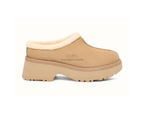 WOMEN'S NEW HEIGHTS COZY CLOG SAND