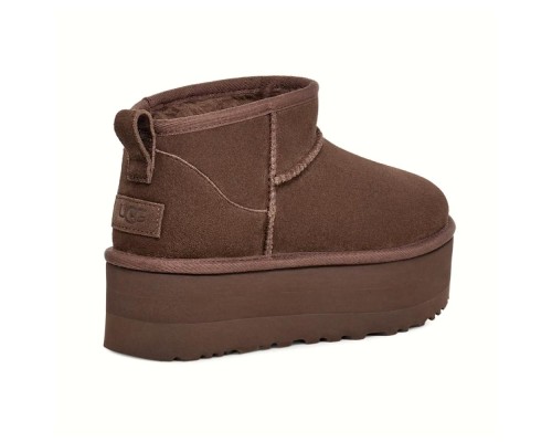 UGG CLASSIC ULTRA MINI PLATFORM CHOCOLATE