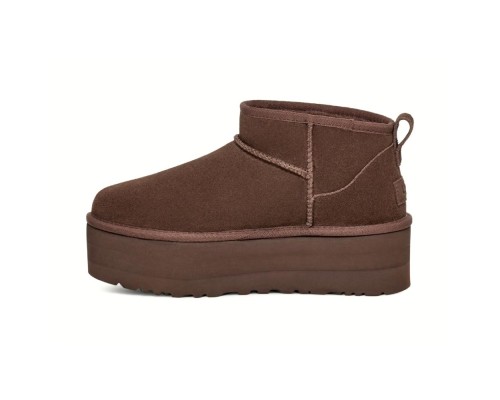UGG CLASSIC ULTRA MINI PLATFORM CHOCOLATE