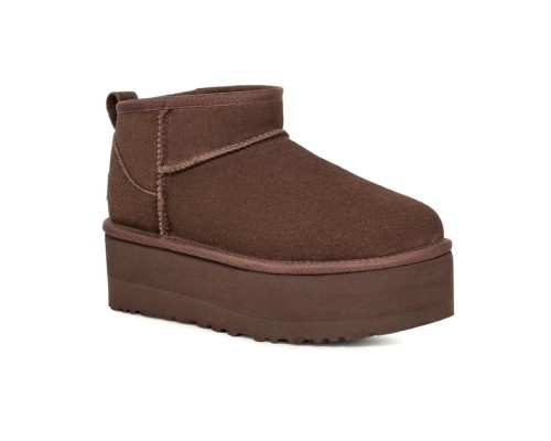 UGG CLASSIC ULTRA MINI PLATFORM CHOCOLATE