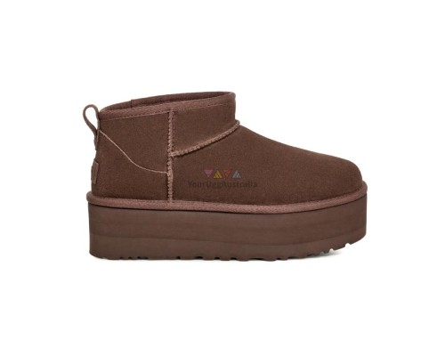 UGG CLASSIC ULTRA MINI PLATFORM CHOCOLATE