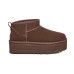 UGG CLASSIC ULTRA MINI PLATFORM CHOCOLATE