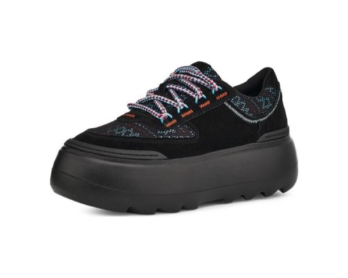 UGG MARIN MEGA LACE HERITAGE BRAID BLACK