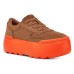 UGG MARIN MEGA LACE HERITAGE BRAID ORANGE SODA