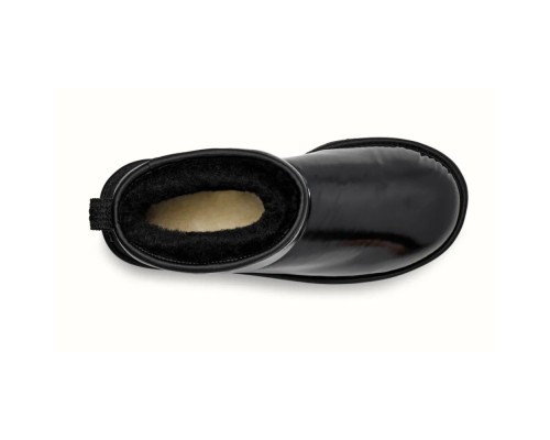 ULTRA MINI PLATFORMA HIGH SHINE BLACK