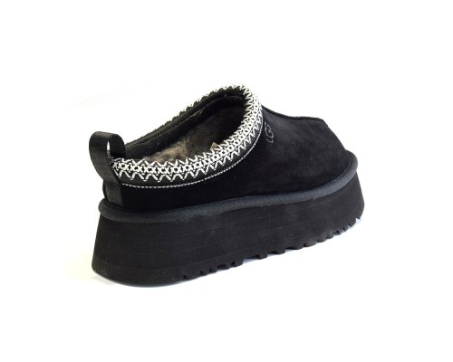 UGG WOMEN'S TASMAN TAZZ PLATFORM BLACK