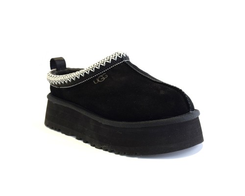 UGG WOMEN'S TASMAN TAZZ PLATFORM BLACK