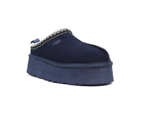 UGG WOMEN'S TASMAN TAZZ PLATFORM NAVY