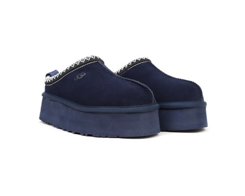 UGG WOMEN'S TASMAN TAZZ PLATFORM NAVY