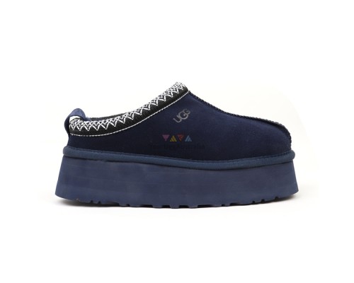 UGG WOMEN'S TASMAN TAZZ PLATFORM NAVY