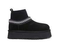 UGG CLASSIC TAZZ KNIT BLACK 