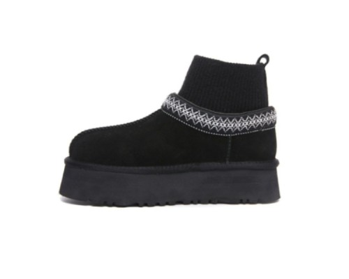 UGG CLASSIC TAZZ KNIT BLACK