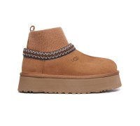 UGG CLASSIC TAZZ KNIT CHESTNUT