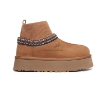 UGG CLASSIC TAZZ KNIT CHESTNUT