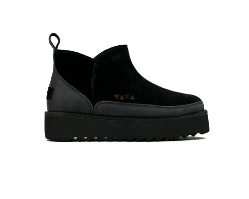 UGG ALINA PLATFORM BLACK