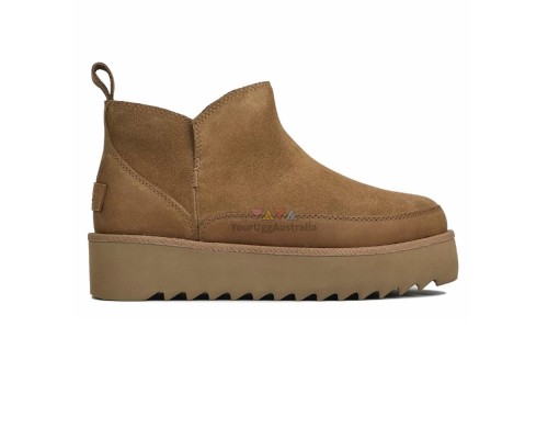 UGG ALINA PLATFORM CHESTNUT