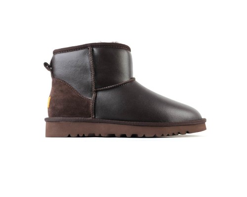 UGG CLASSIC II MINI METALLIC MAN'S CHOCOLATE