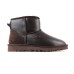 UGG CLASSIC II MINI METALLIC MAN'S CHOCOLATE