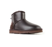 UGG CLASSIC II MINI METALLIC MAN'S CHOCOLATE