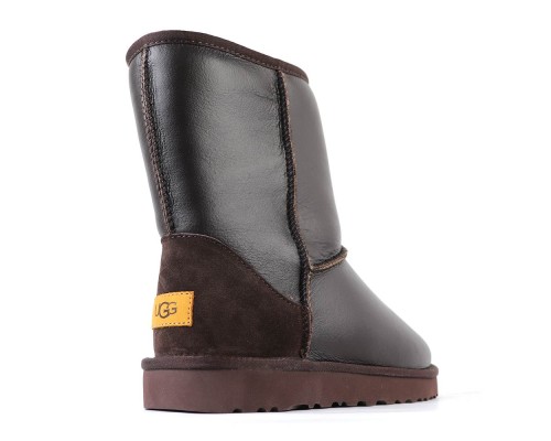 UGG MEN'S CLASSIC SHORT II METALLIC CHOCOLATE