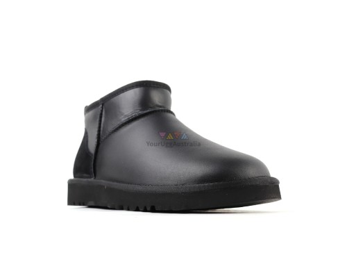 UGG CLASSIC II MINI METALLIC MAN'S  BLACK