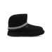 UGG CLASSIC MINI CRESENT BLACK