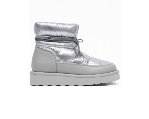 UGG CLASSIC MINI BLOW  SILVER