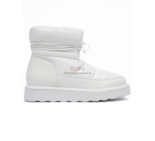 UGG CLASSIC MINI BLOW  WHITE