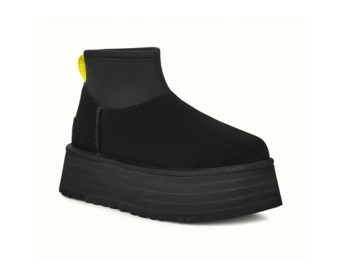 UGG CLASSIC MINI DIPPER BLACK