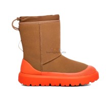 UGG CLASSIC SHORT WEATHER HYBRID CHESTNUT/ORANGE