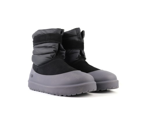 UGG CLASSIC SHORT PULL-ON WEATHER BLACK