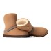 UGG CLASSIC SHORT CRESCENT CHESTNUT