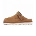 UGG GOLDENSTAR CLOG CHESTNUT с мехом