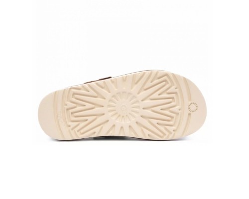 UGG GOLDENSTAR CLOG CHESTNUT с мехом